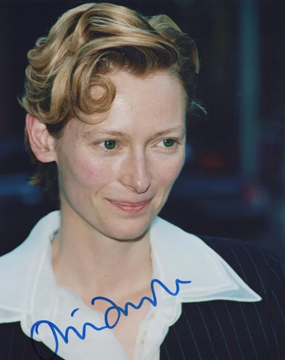 Tilda Swinton autograph