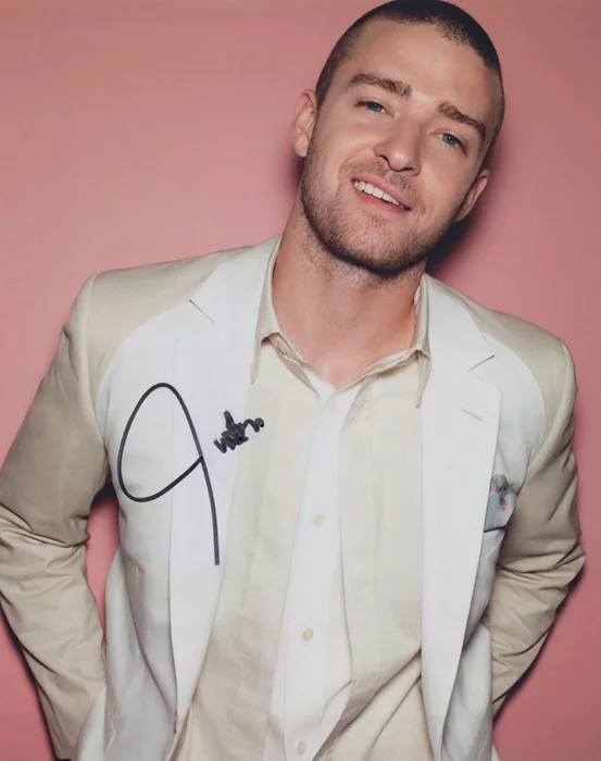 Justin Timberlake autograph