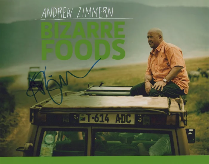 Andrew Zimmern autograph