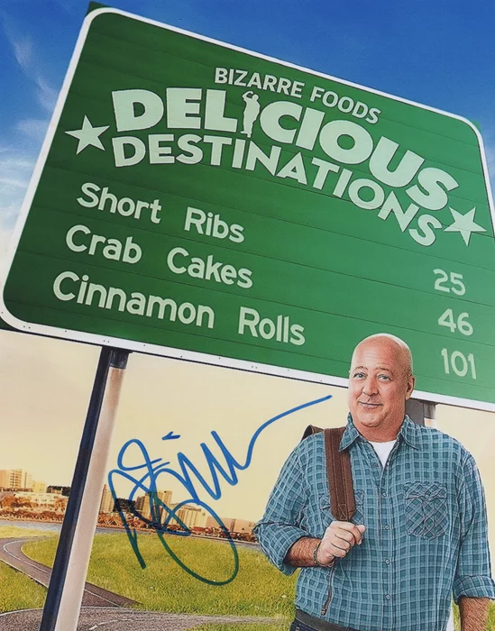 Andrew Zimmern autograph
