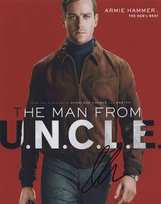 Armie Hammer autograph