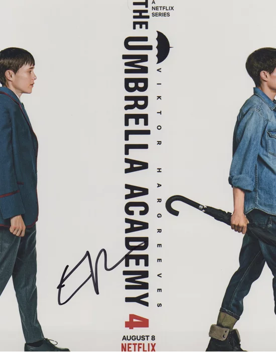 Elliot Page autograph