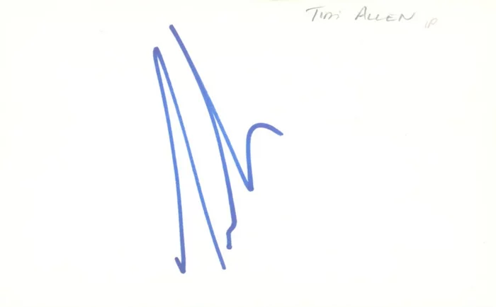Tim Allen autograph