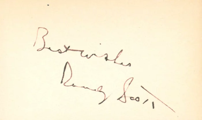 Randolph Scott autograph