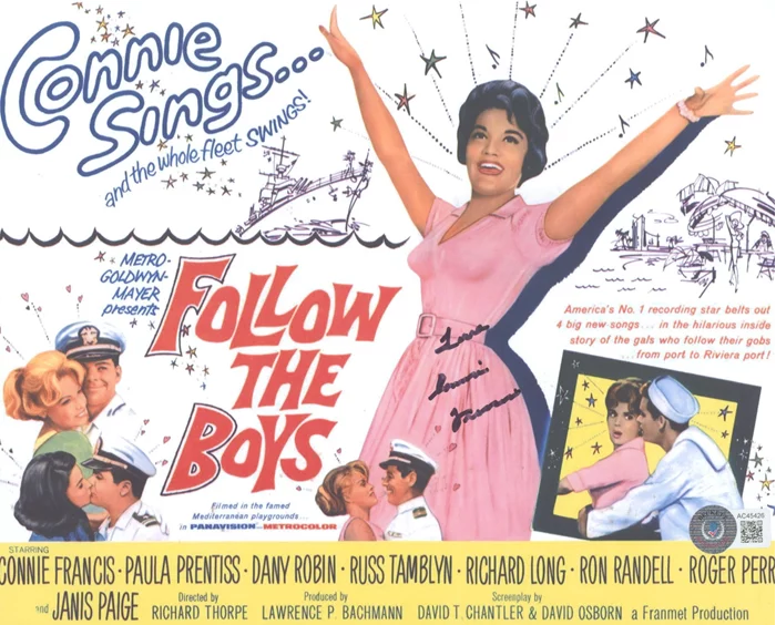 Connie Francis autograph