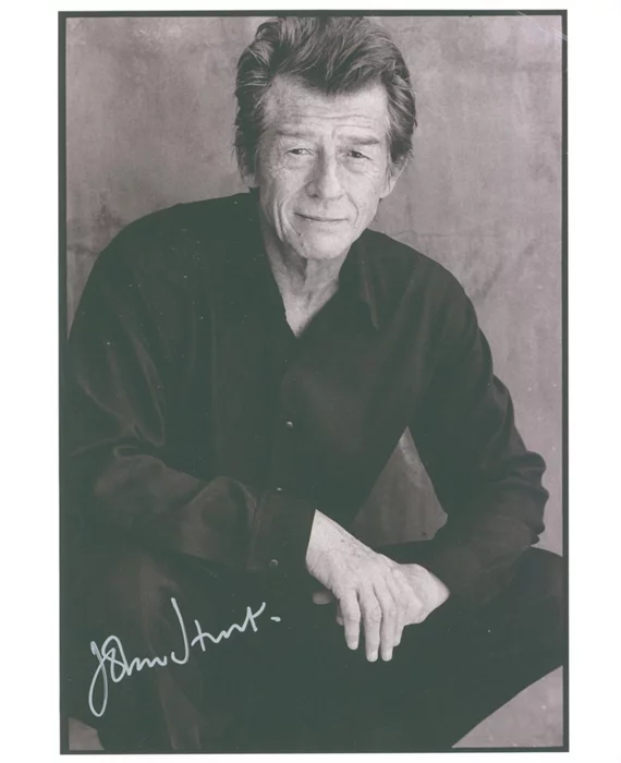 John Hurt autograph