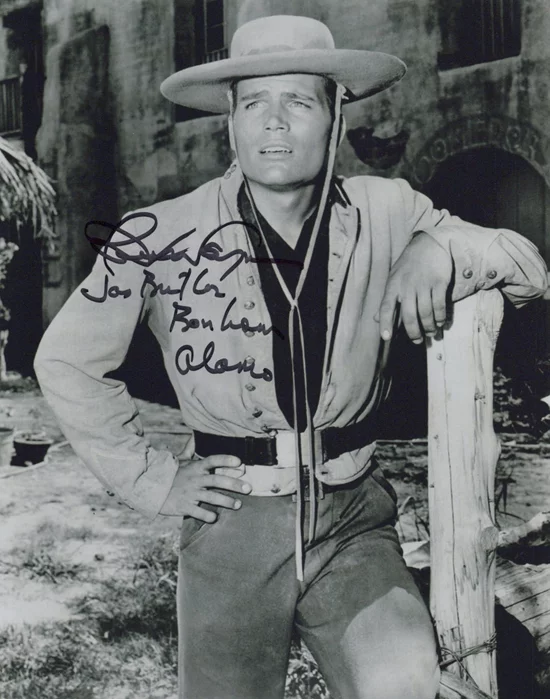 Patrick Wayne autograph