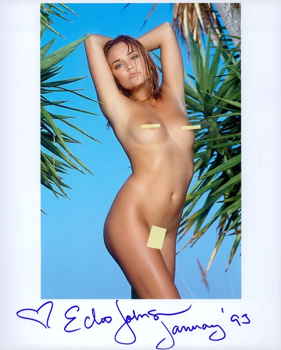 Echo Johnson autograph