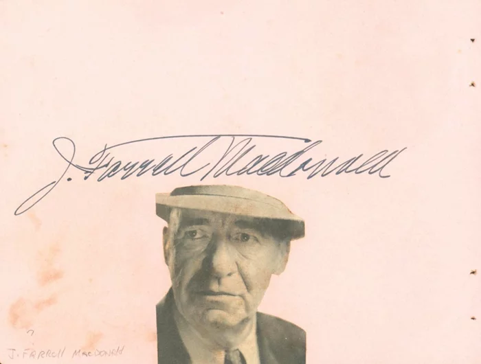 J. Farrell MacDonald autograph