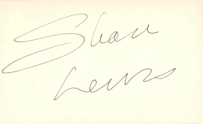 Shari Lewis autograph