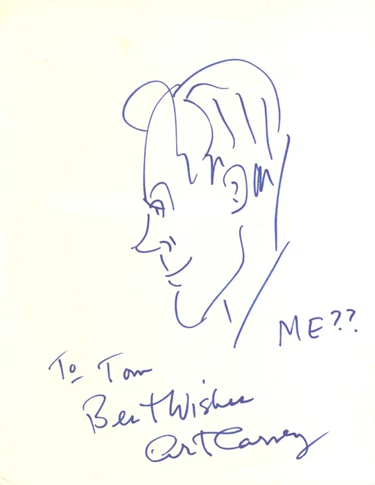 Art Carney autograph