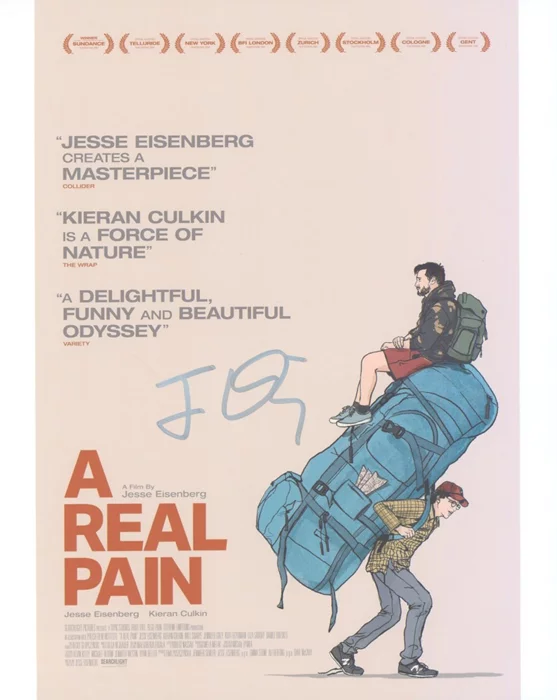 Jesse Eisenberg autograph