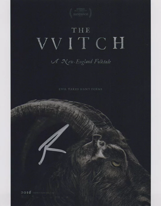 Robert Eggers autograph