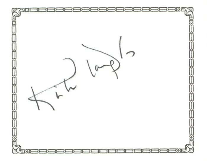 Kirk Douglas autograph