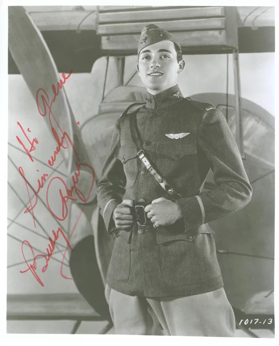 Charles Buddy Rogers autograph