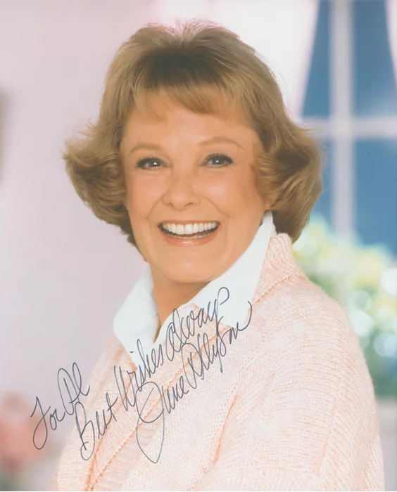 June Allyson autograph