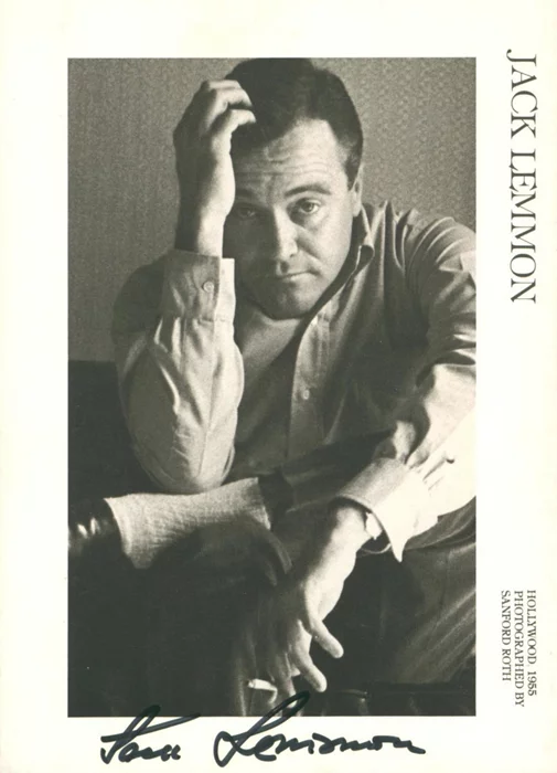 Jack Lemmon autograph