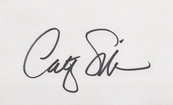 Cathy Silvers autograph