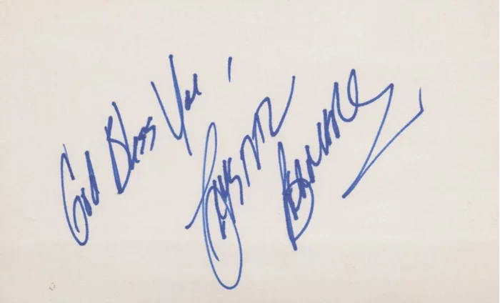 Crystal Bernard autograph