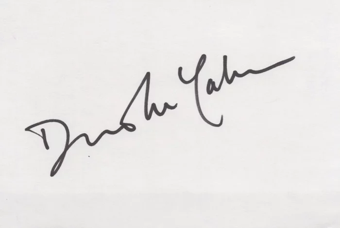 David McCallum autograph