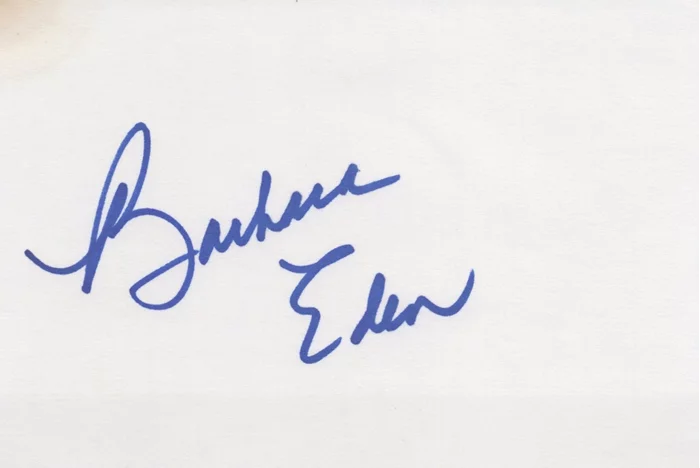 Barbara Eden autograph