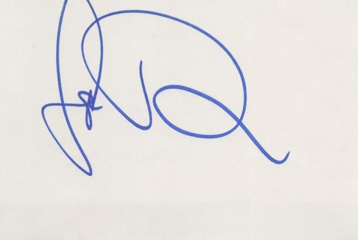 Faye Dunaway autograph
