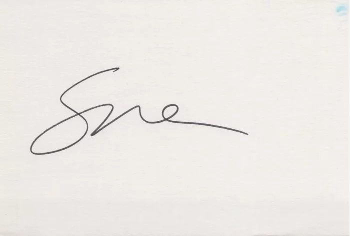 Simon Baker autograph