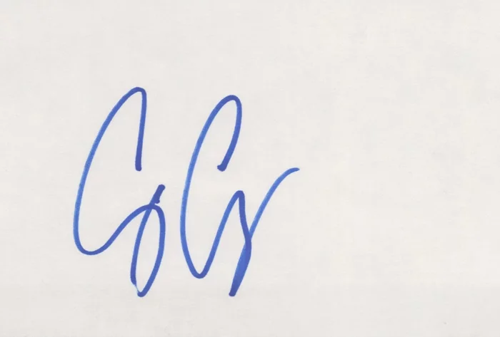 George Clooney autograph