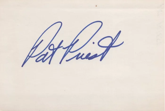 Pat Priest autograph