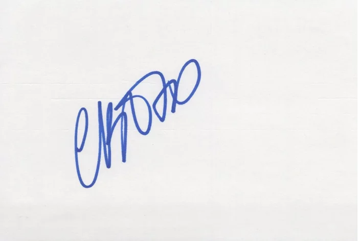 Carre Otis autograph