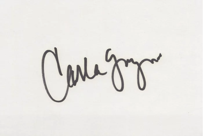 Carla Gugino autograph