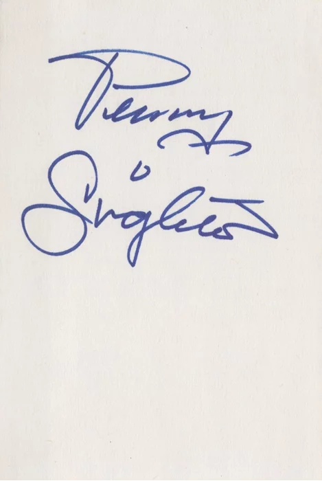 Penny Singleton autograph