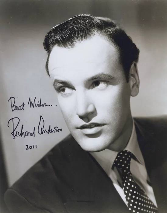 Richard Anderson autograph