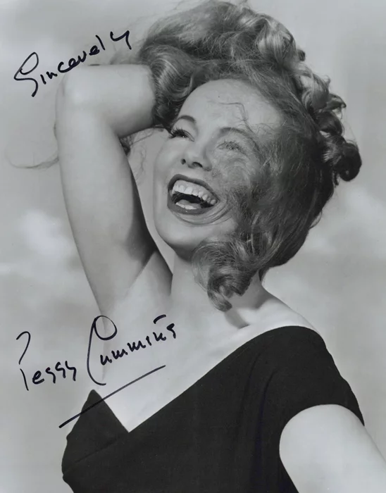 Peggy Cummins autograph