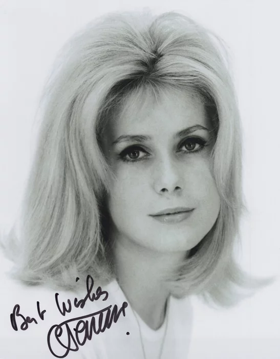 Catherine Deneuve autograph