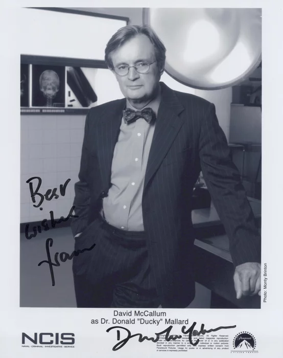 David McCallum autograph