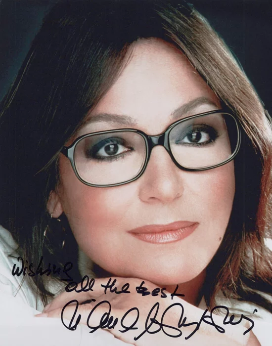Nana Mouskouri autograph