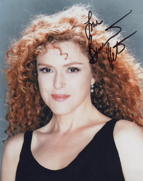 Bernadette Peters autograph