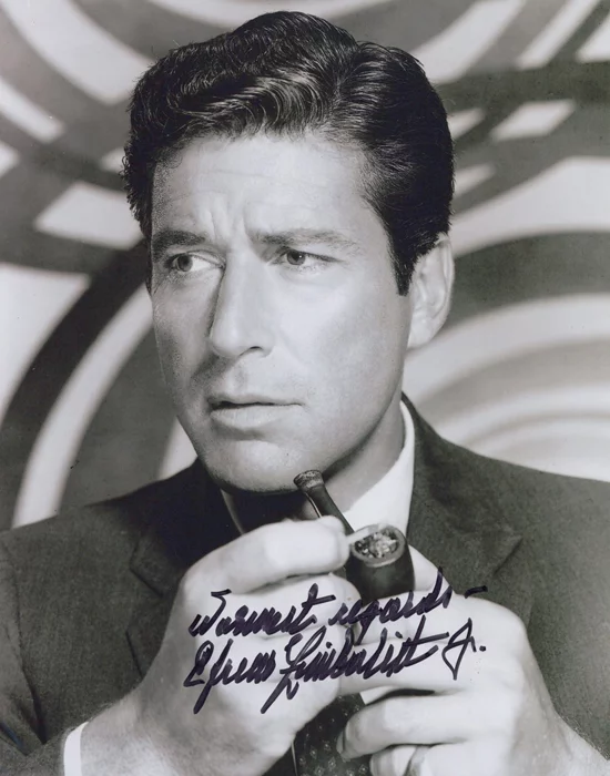 Efrem Zimbalist, Jr. autograph