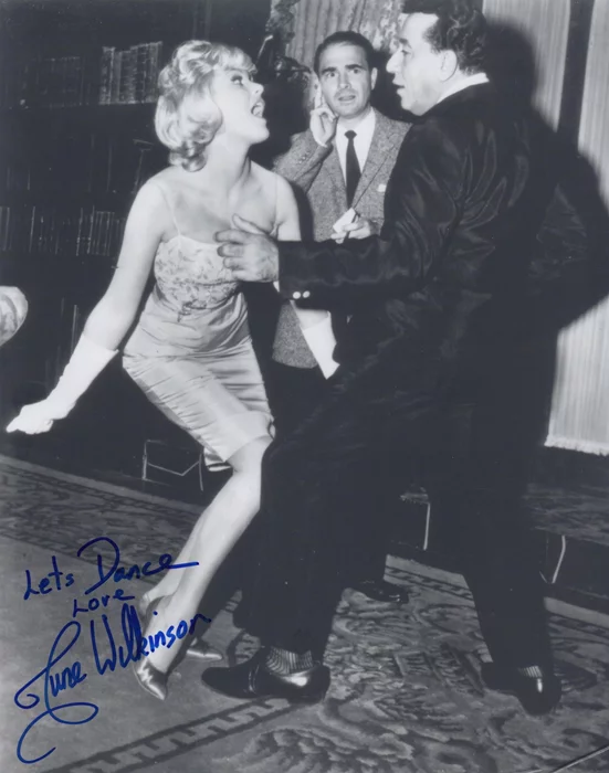 June Wilkinson autograph