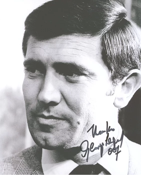 George Lazenby autograph