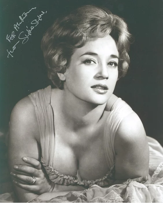 Sylvia Syms autograph