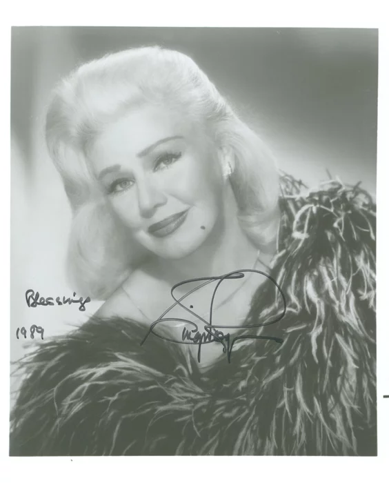 Ginger Rogers autograph