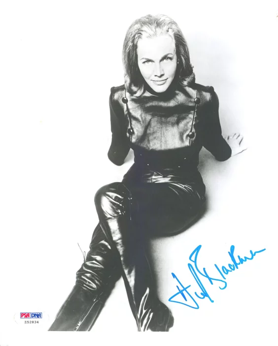 Honor Blackman autograph