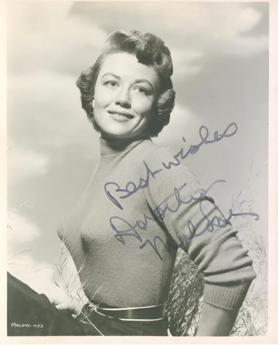 Dorothy Malone autograph