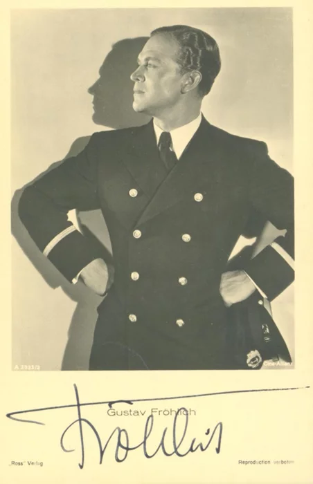 Gustav Frohlich autograph