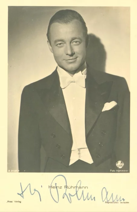 Heinz Ruhmann autograph