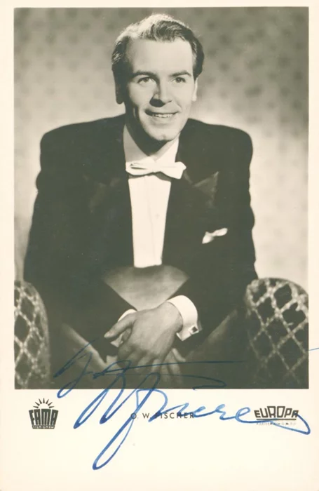 O.W. Fischer autograph