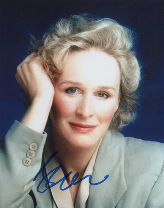 Glenn Close autograph