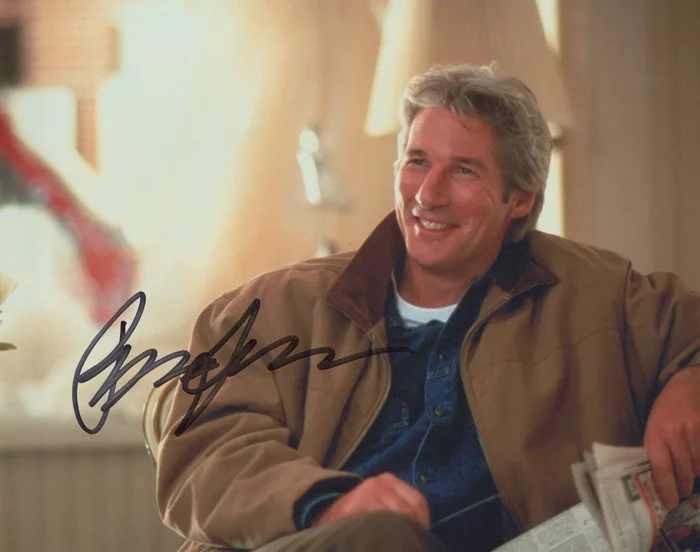 Richard Gere autograph
